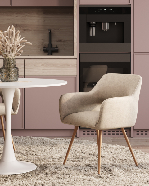 Обеденный стул Кромвель CROMWELL II BEIGE
