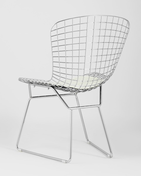 Обеденный стул Bertoia BTY-18-P6 CH/WH