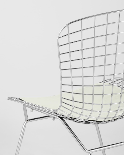 Обеденный стул Bertoia BTY-18-P6 CH/WH