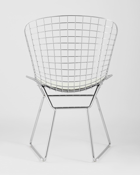 Обеденный стул Bertoia BTY-18-P6 CH/WH