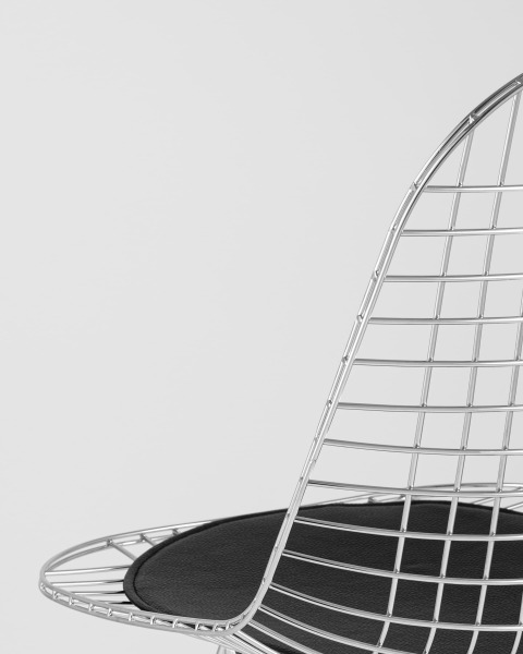 Обеденный стул Eiffel AFR-18B-P1 CH/BL