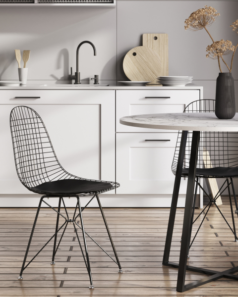 Обеденный стул Eiffel AFR-18B-P1 BL/BL