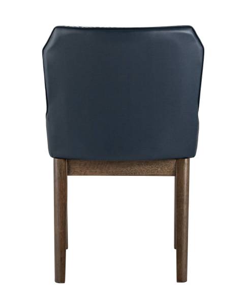 Комплект стульев NYMERIA LW1810 G801-25 + PU NAVY BLUE X2