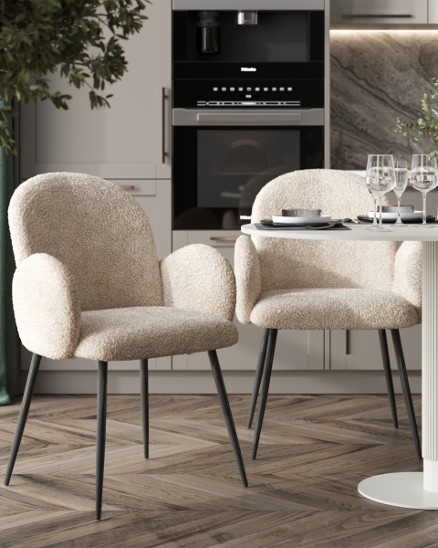 Обеденный стул Wave VC006 white seat DUAL