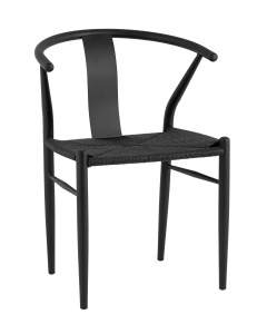 Обеденный стул Wishbone Style FDC9367 black