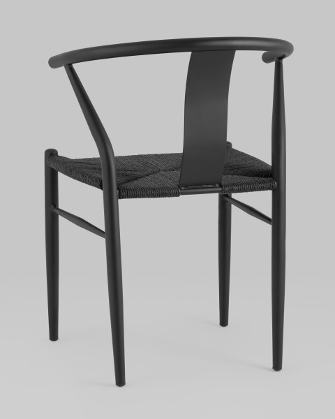 Обеденный стул Wishbone Style FDC9367 black