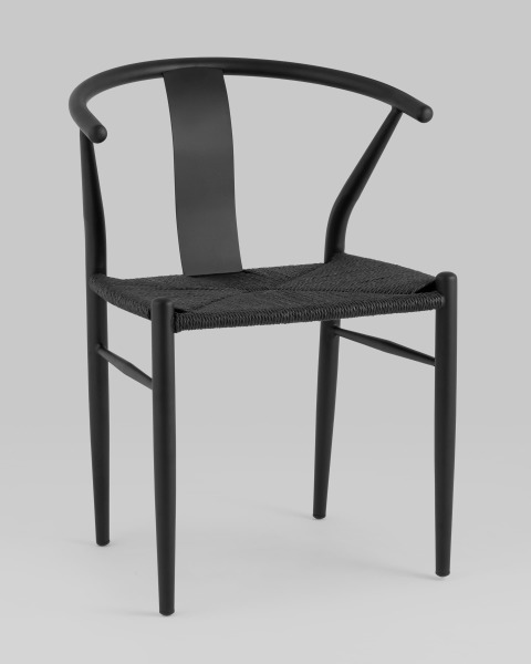 Обеденный стул Wishbone Style FDC9367 black