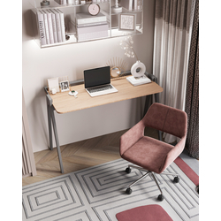 Кресло офисное ROSS ROSS CHROME VELVET ROSE