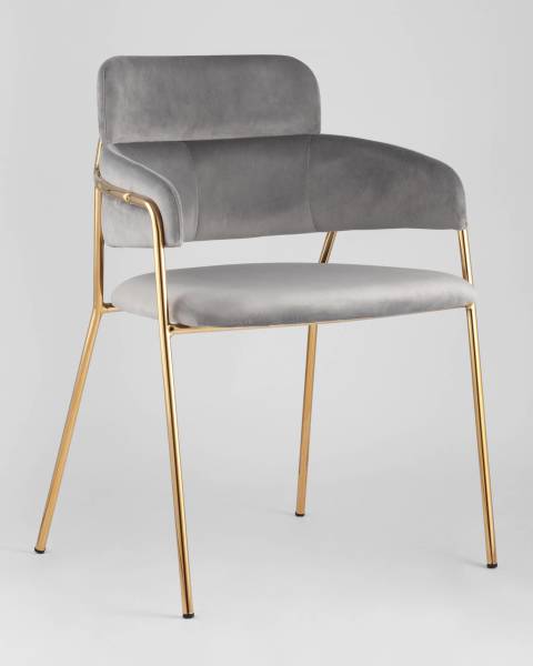 Обеденный стул Полин FDC6085 LIGHT GREY FUT-79