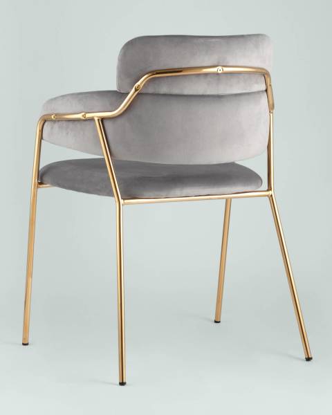 Обеденный стул Полин FDC6085 LIGHT GREY FUT-79