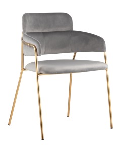 Обеденный стул Полин FDC6085 LIGHT GREY FUT-79