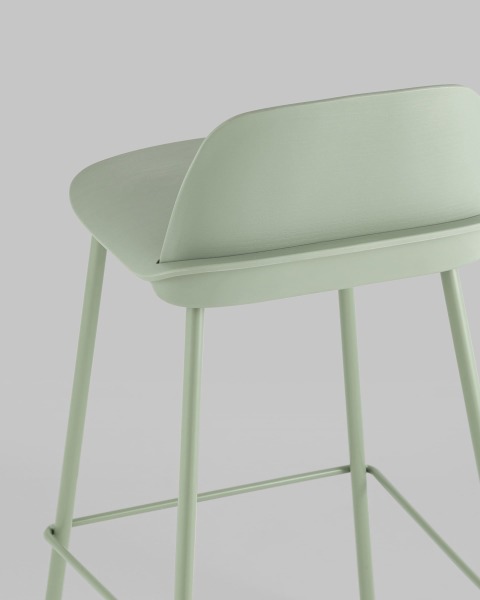 Полубарный стул Mist 8063T 65 greyish green 70077