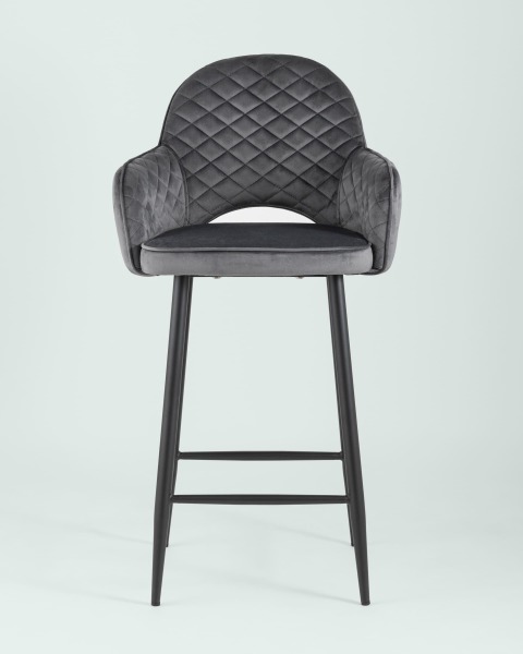 Полубарный стул Венера диамант MC16-2YSC VELVET HLR-21 DUAL