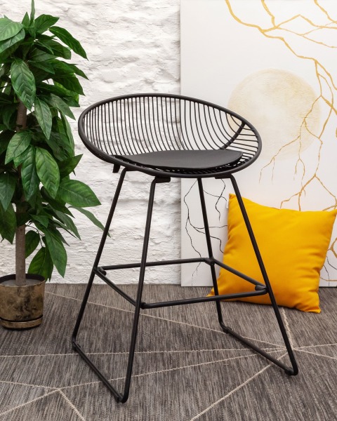 Полубарный стул Ufo UFO-24A-P11 BL/BL