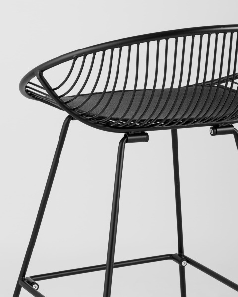 Полубарный стул Ufo UFO-24A-P11 BL/BL