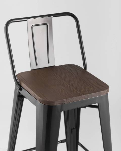 Полубарный стул Tolix YD-H675E-W LG-01