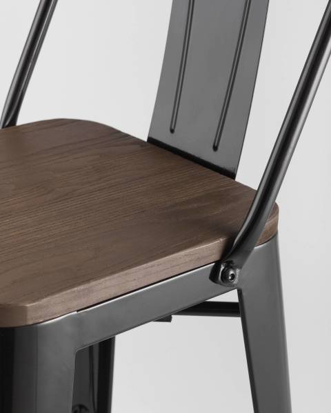 Полубарный стул Tolix YD-H675E-W LG-01