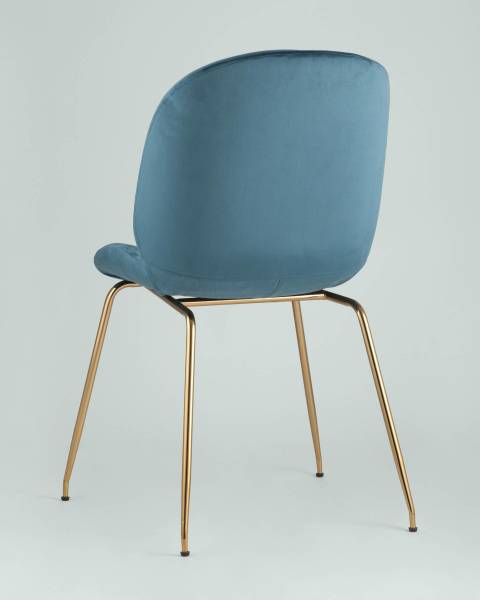 Обеденный стул Beetle 8329 VELVET BLUE