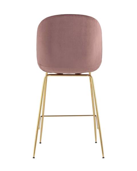 Полубарный стул Beetle 8329A VELVET DARK PINK