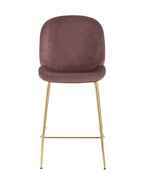 Полубарный стул Beetle 8329A VELVET DARK PINK
