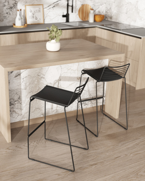 Полубарный стул Danny DN-S26 BL/BL