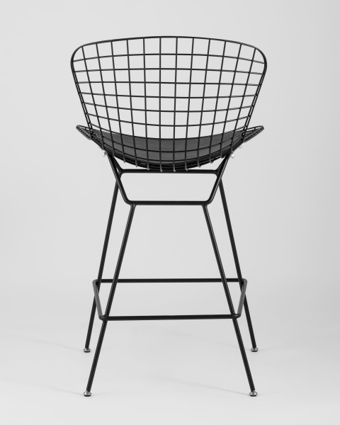Полубарный стул Bertoia BTY-24L-P6 BL/BL