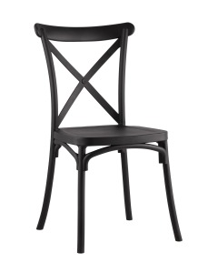 Стул пластиковый Кроссбэк Y030 black