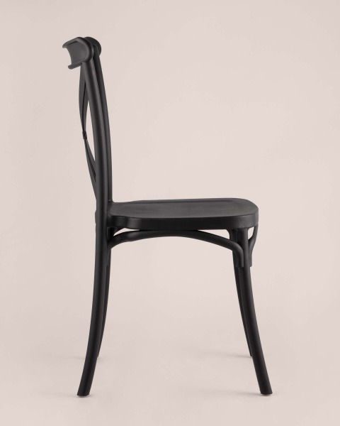 Стул пластиковый Кроссбэк Y030 black