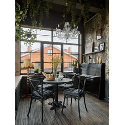 Стул пластиковый Кроссбэк Y030 black