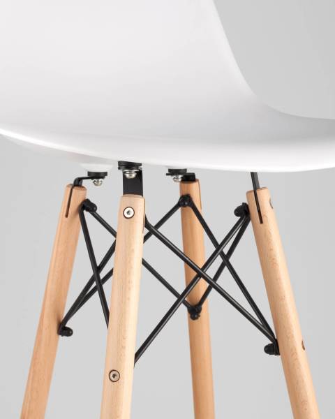 Барный стул DSW 8056H WHITE SEAT DUAL