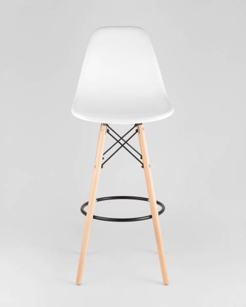 Барный стул DSW 8056H WHITE SEAT DUAL