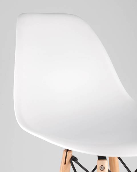 Барный стул DSW 8056H WHITE SEAT DUAL