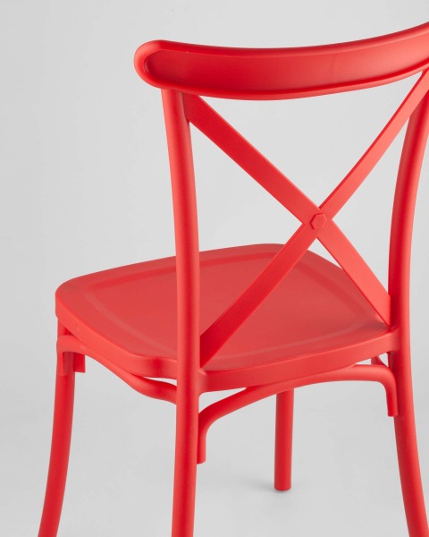 Стул пластиковый Кроссбэк Y030 red