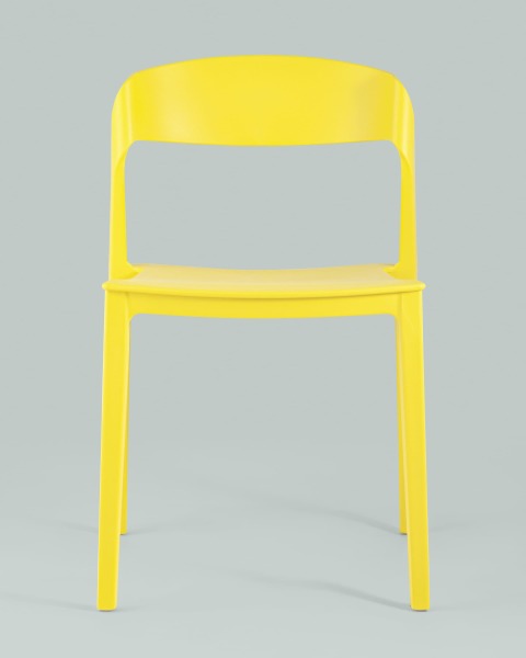 Стул пластиковый Moris SL-7089 yellow 60131