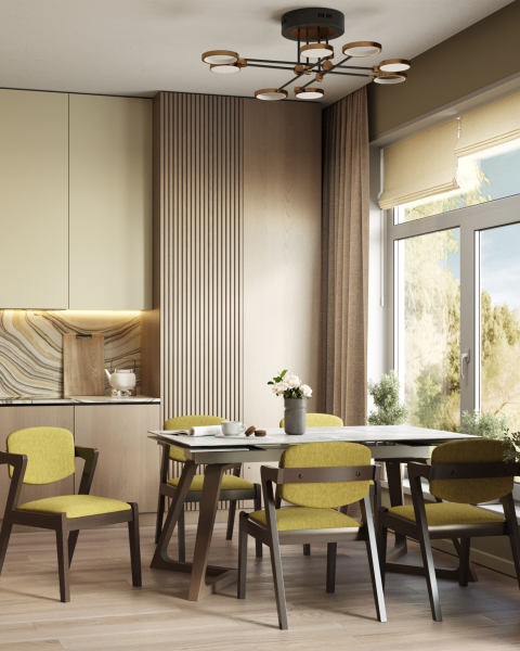 Кухонный стол Артизан DT8765ZW-3C 160 5673 DUAL