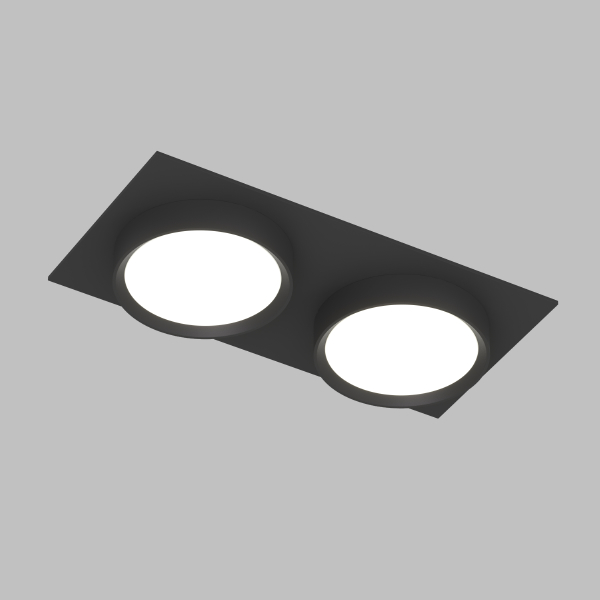 Встраиваемый светильник Flat DK2092-BK