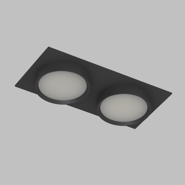 Встраиваемый светильник Flat DK2092-BK