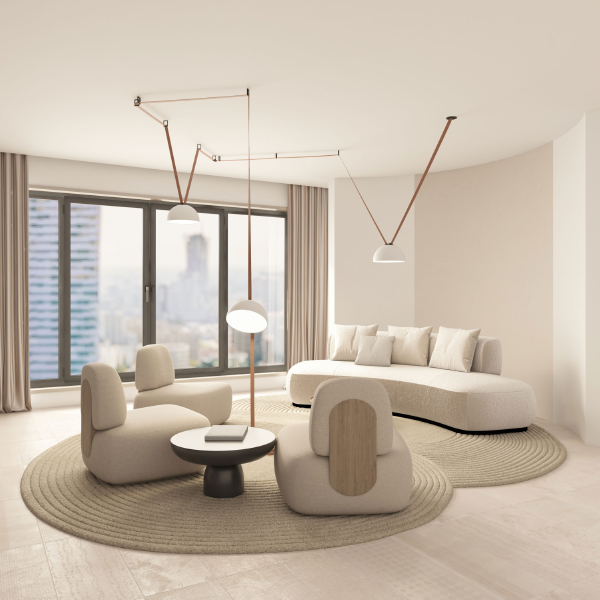 Трековый светильник Belty flow DK5563-WH+BK