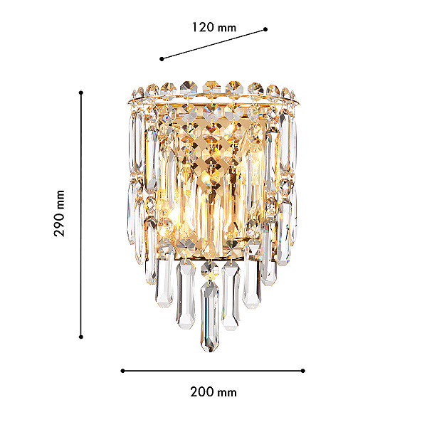 Настенное бра Diadem 4724-2W