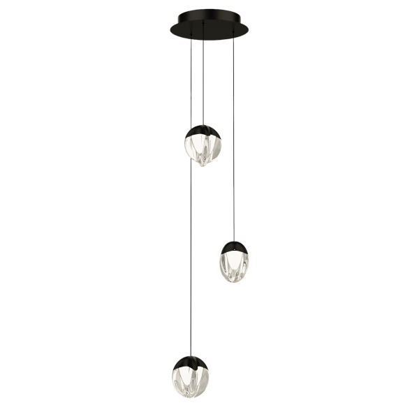 Светильник подвесной MD24001033 MD24001033-3A black/clear