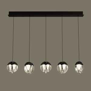 Светильник подвесной MD24001033 MD24001033-5B black/clear