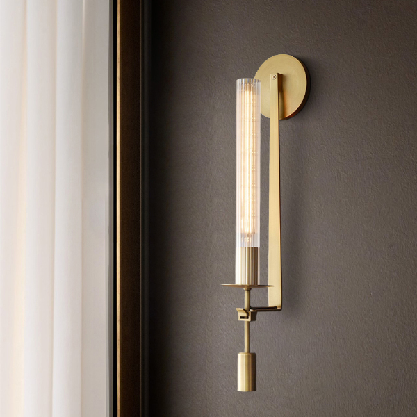 Настенное бра Wall lamp MT8615-1W antique brass