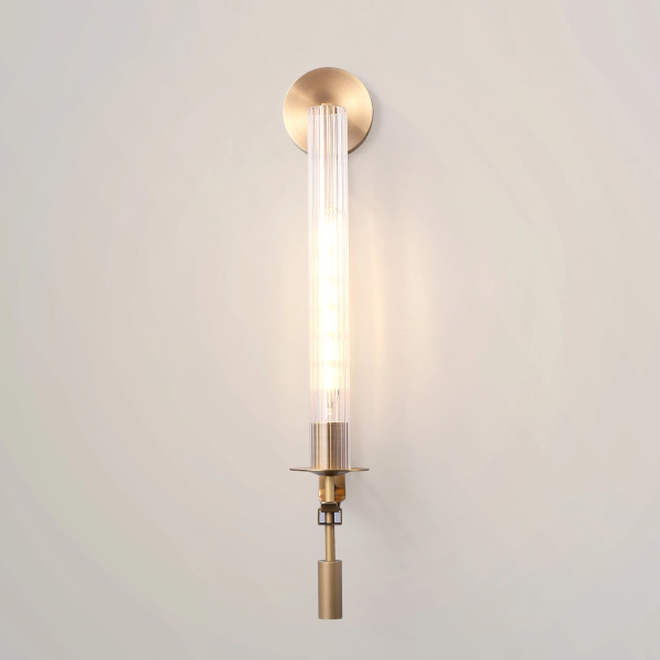 Настенное бра Wall lamp MT8615-1W antique brass