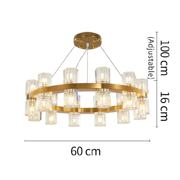 Подвесная люстра Arcachon 8530P/D610 gold