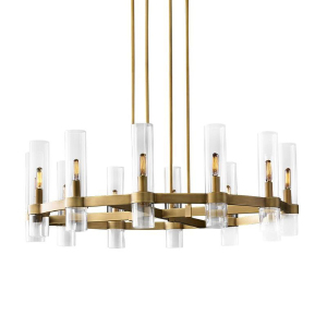 Люстра на штанге Ravelle MT8888-8H antique brass