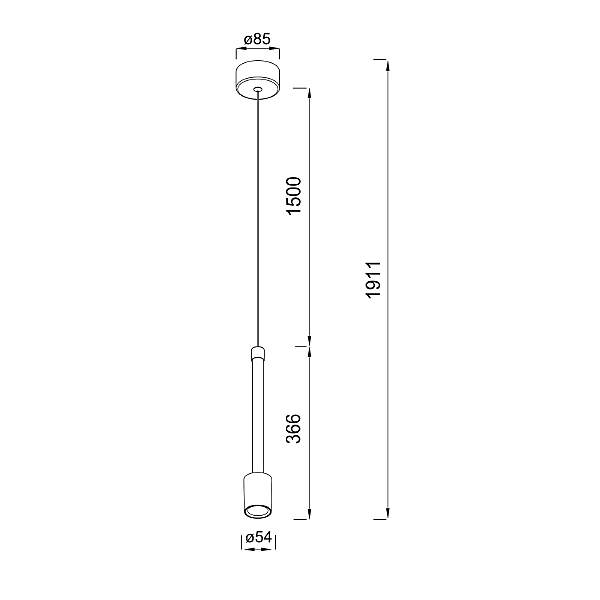 Светильник подвесной Fugaz 8948
