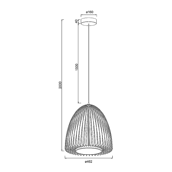 Светильник подвесной Smart 9016