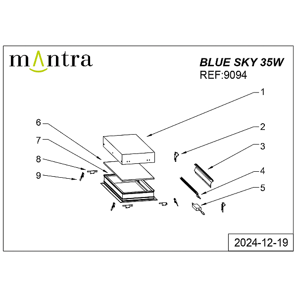 Светильник армстронг Blue Sky 9094