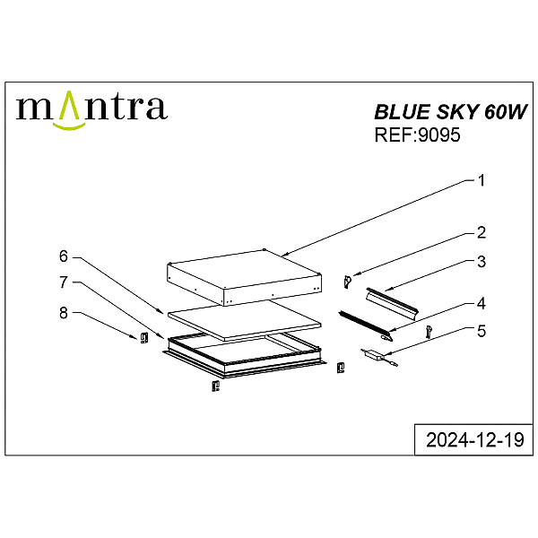 Светильник армстронг Blue Sky 9095