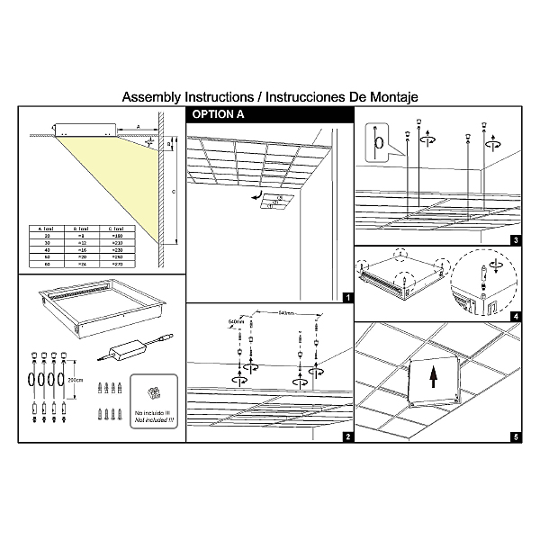 Светильник армстронг Blue Sky 9095